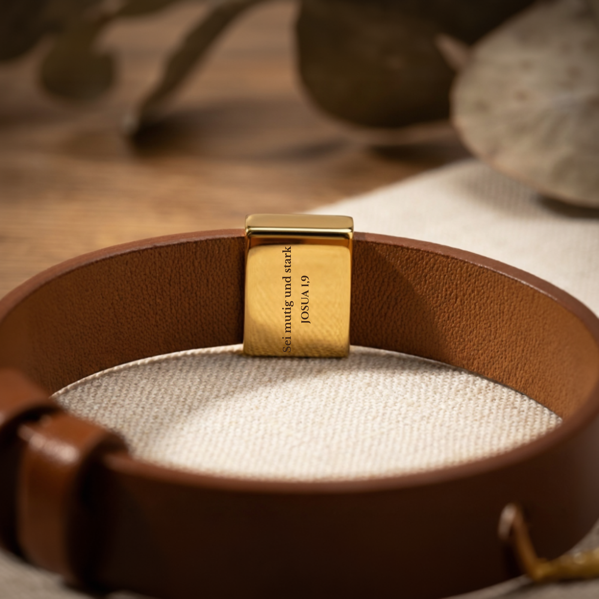 Personalisiertes christliches Armband für Männer – Kreuz & Glaubenssymbole