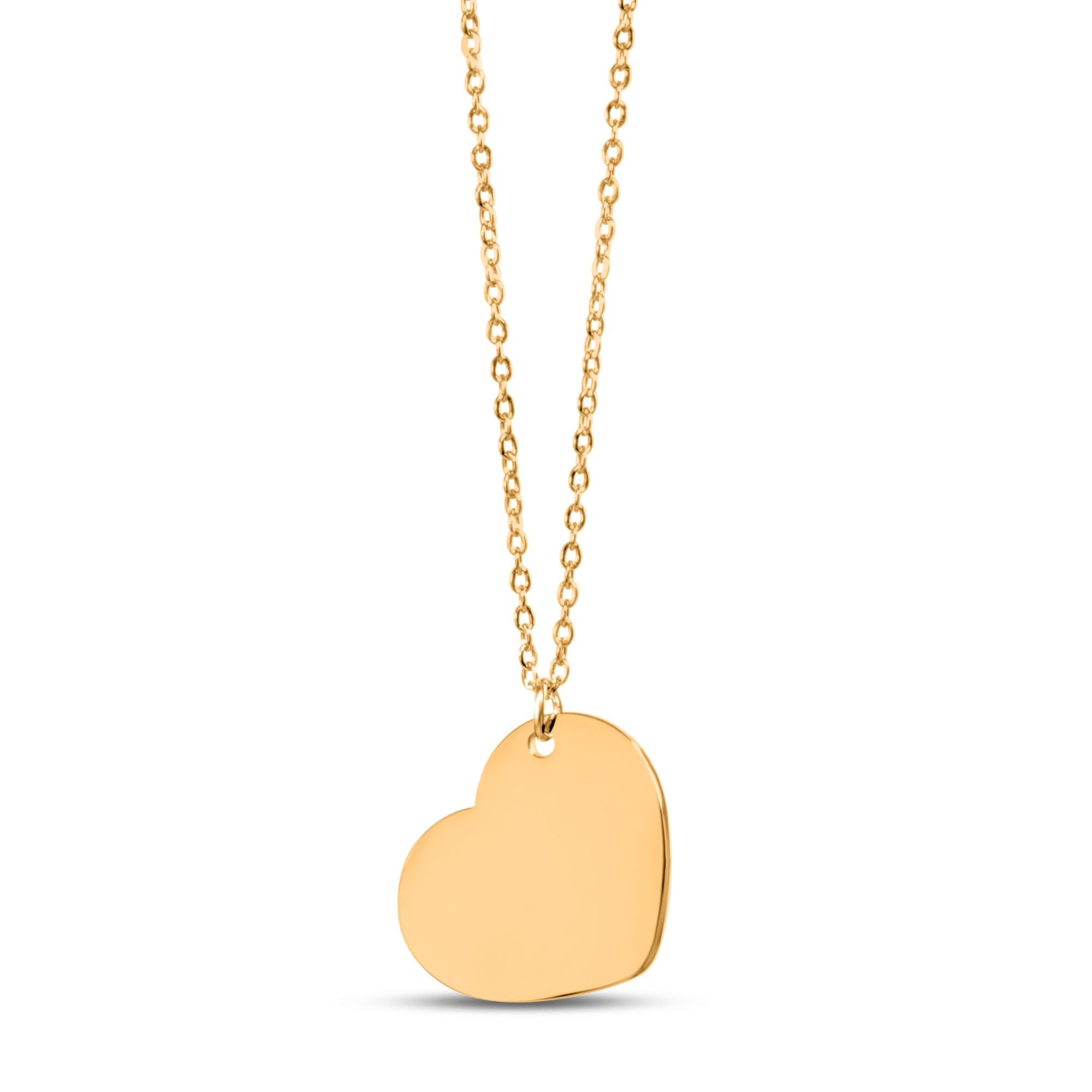 Herzkette für Damen – Elegante Halskette in Gold, Silber oder Roségold